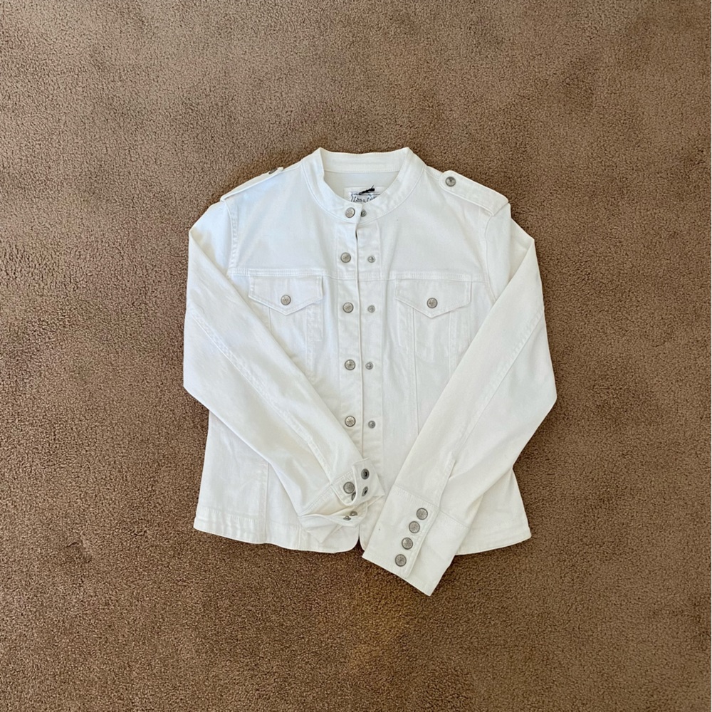 White Jean Jacket